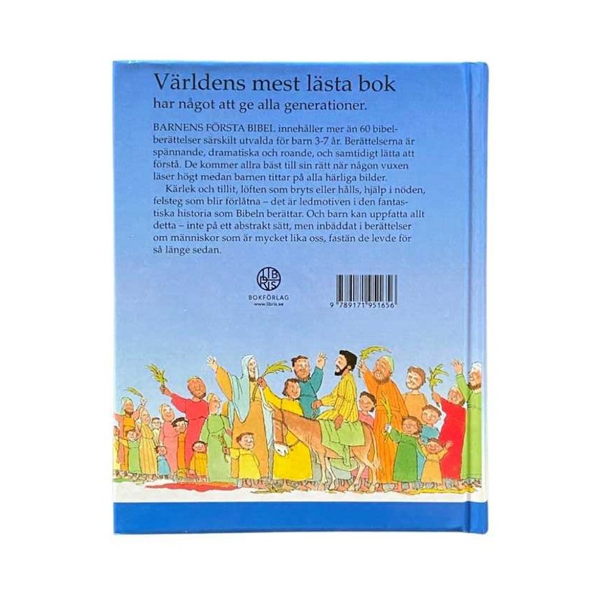Bok barnens första Bibel baksida