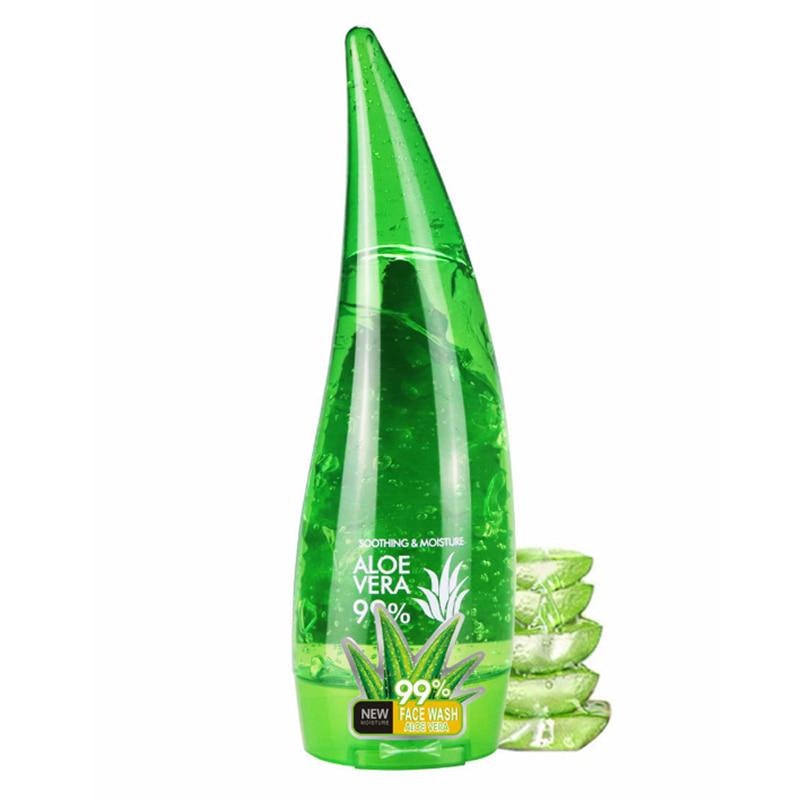 99% Aloe Vera Gel Face Wash Moisturizer Anti Wrinkle Acne Treatment Skin  Care 120ml - Alhinditrd