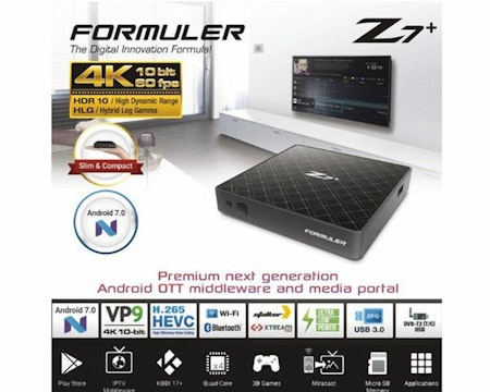 IPTV BOX FORMULER Z7+ IP Tv box WIFI 4K