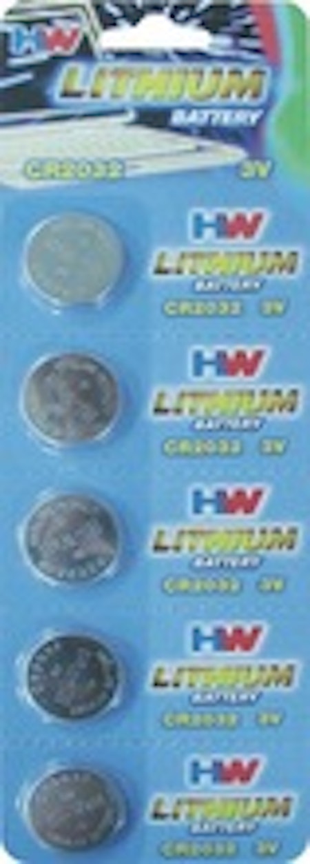 Litium cell batteri 3V CR 2032