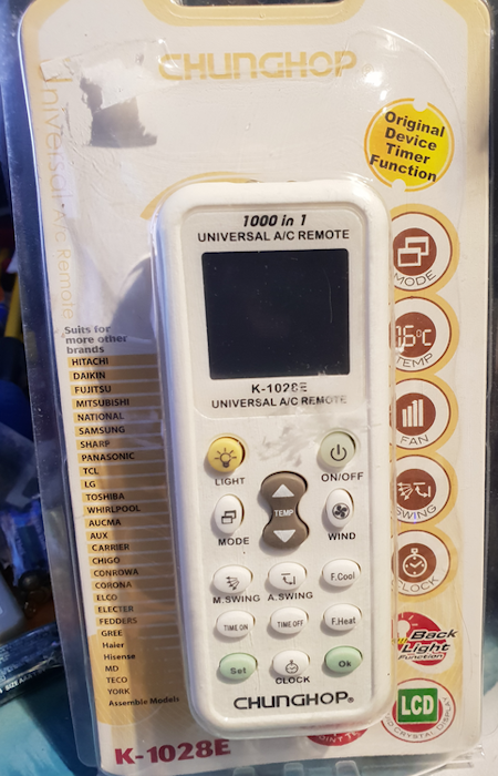 Universal fjärr Luftvärmepumpar