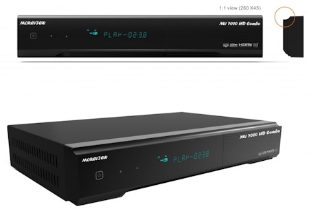 Moreview5000HD box satellit 1*S2 pvr via USB