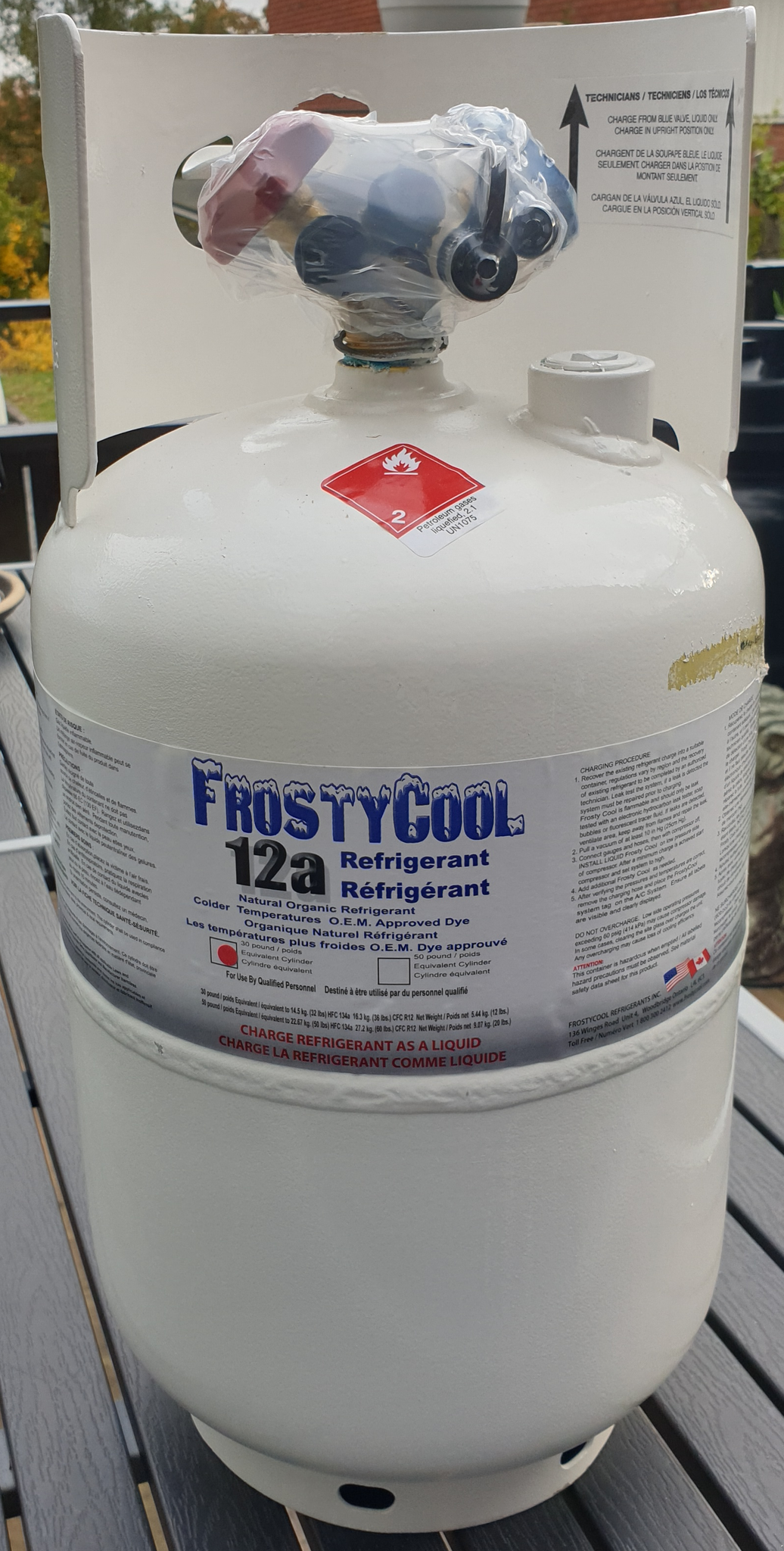 FrostyCool Köldmedium Ersättnings gas R134a , R12