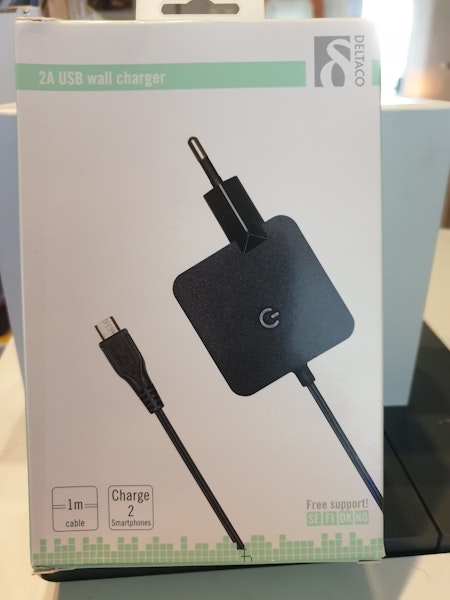 USB Väggladdare 2 amper