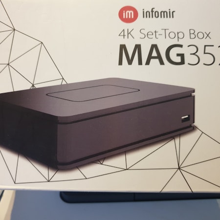 Mag 352 UHD 4K box Infomir