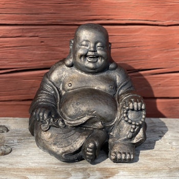 Fet, glad buddha