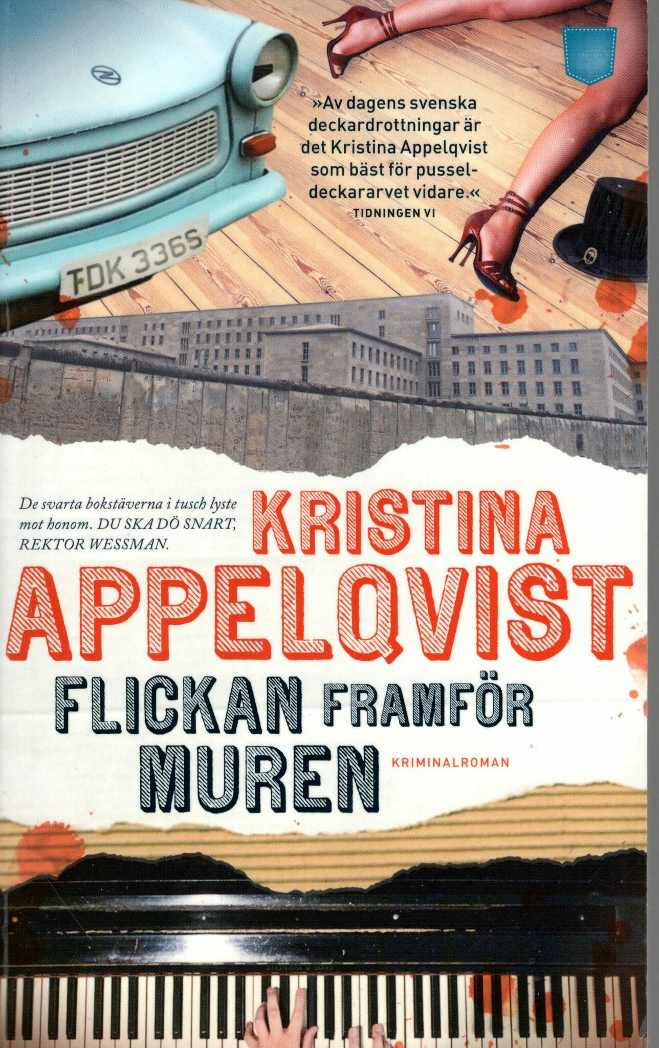 Flickan framför muren av Kristina Appelqvist