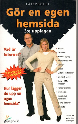 Gör en egen hemsida av Jesper Ek och Kristoffer Eidhagen