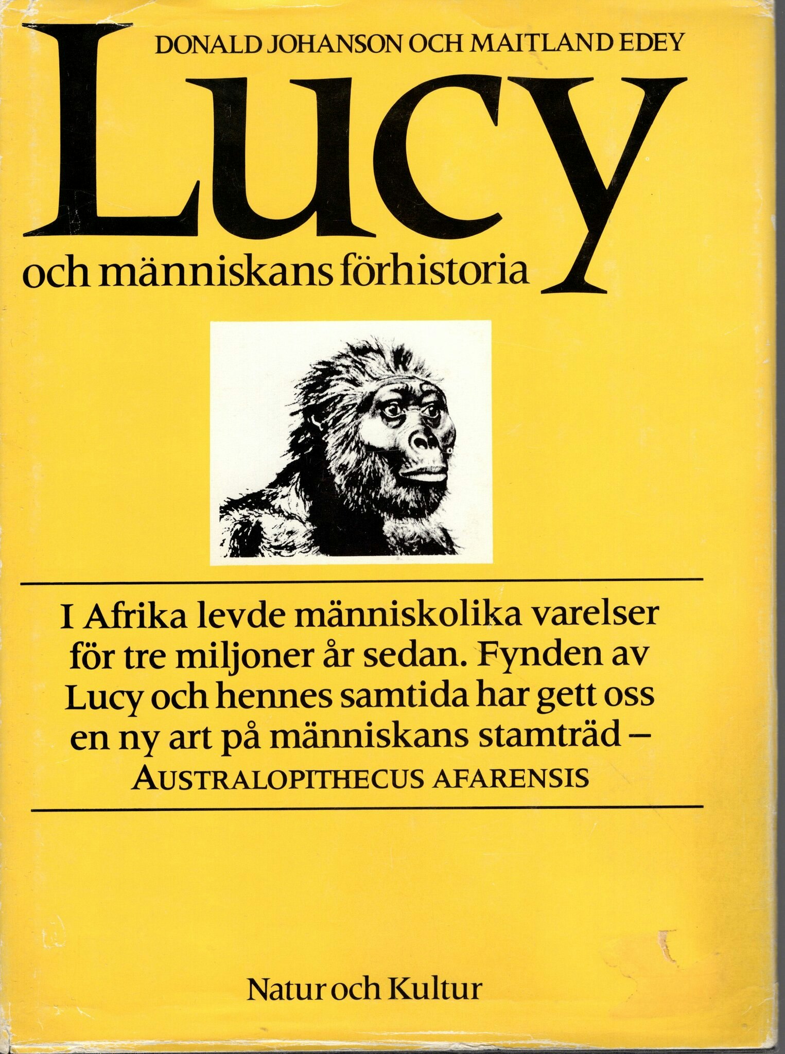 Lucy och människans förhistoria av Donald Johanson och Maitland Edey