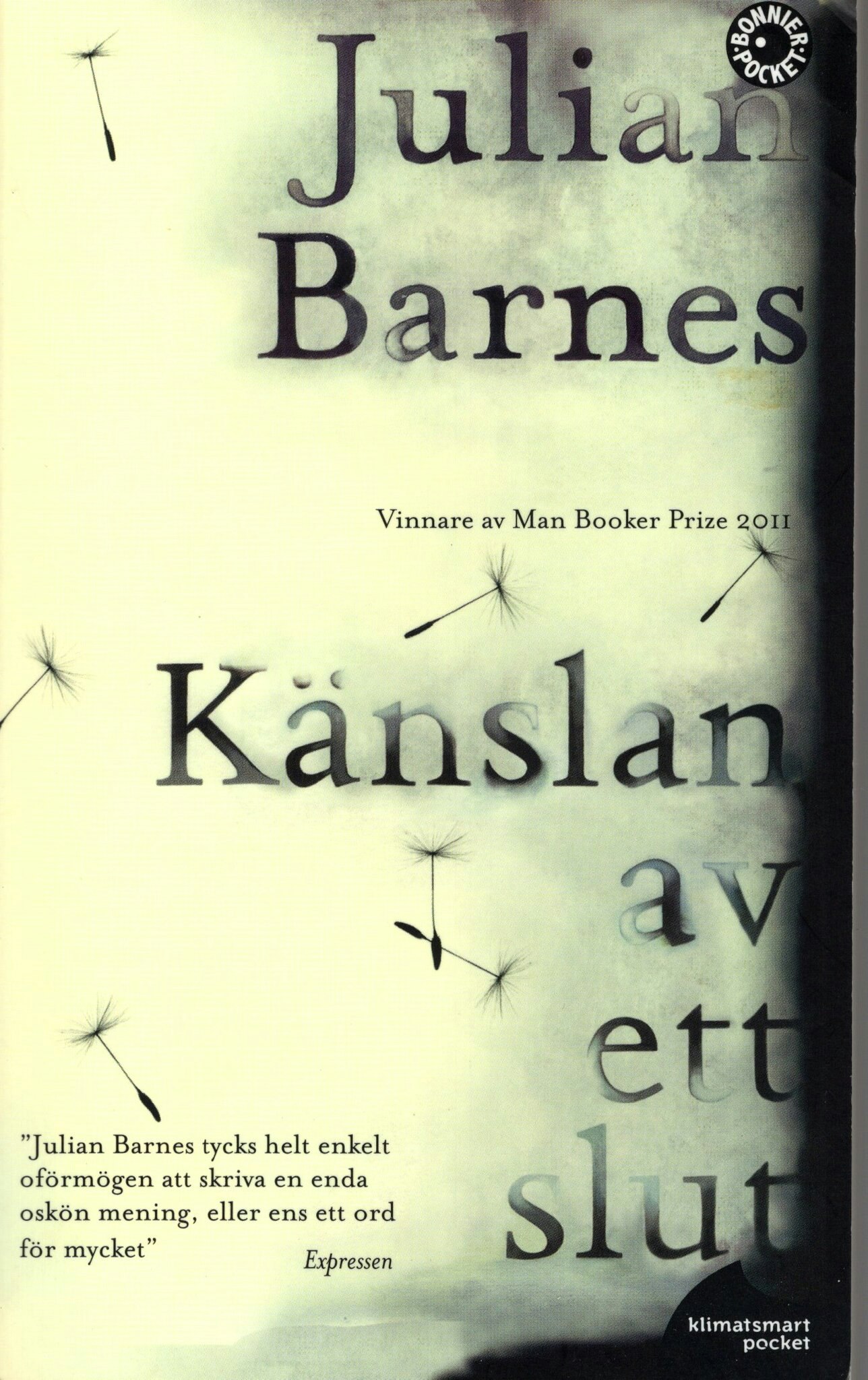 Känslan av ett slut av Julian Barnes