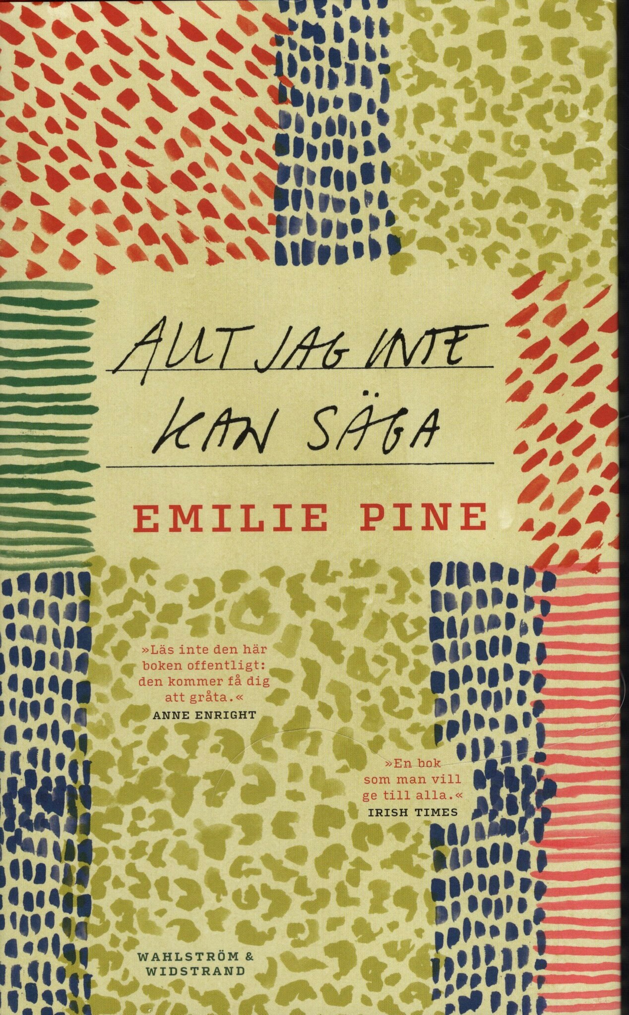 Allt jag inte kan säga av Emilie Pine