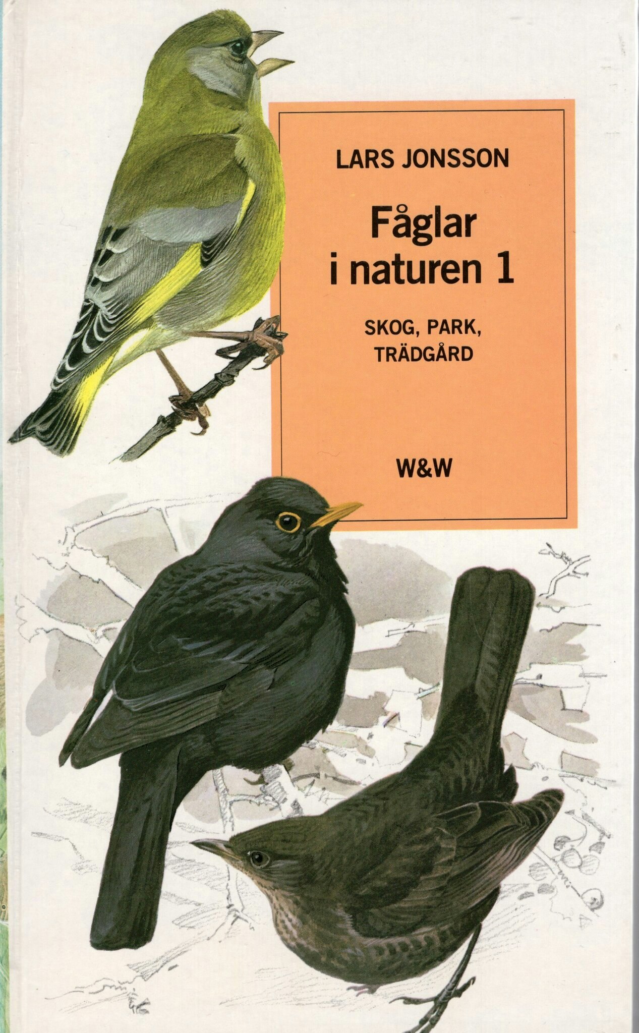 Fåglar i naturen 1. Skog, park, trädgård av Lars Jonsson