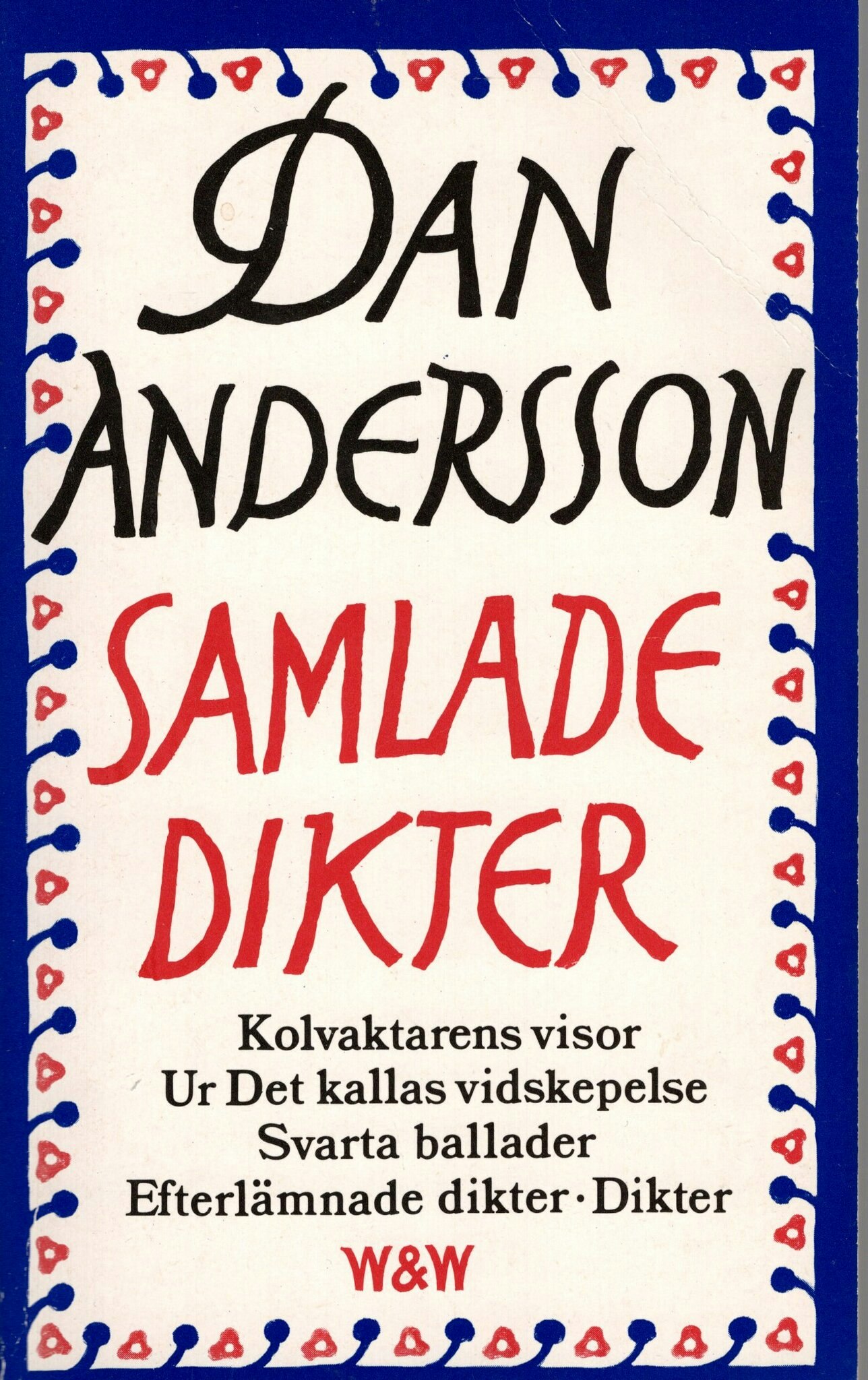 Samlade dikter av Dan Andersson