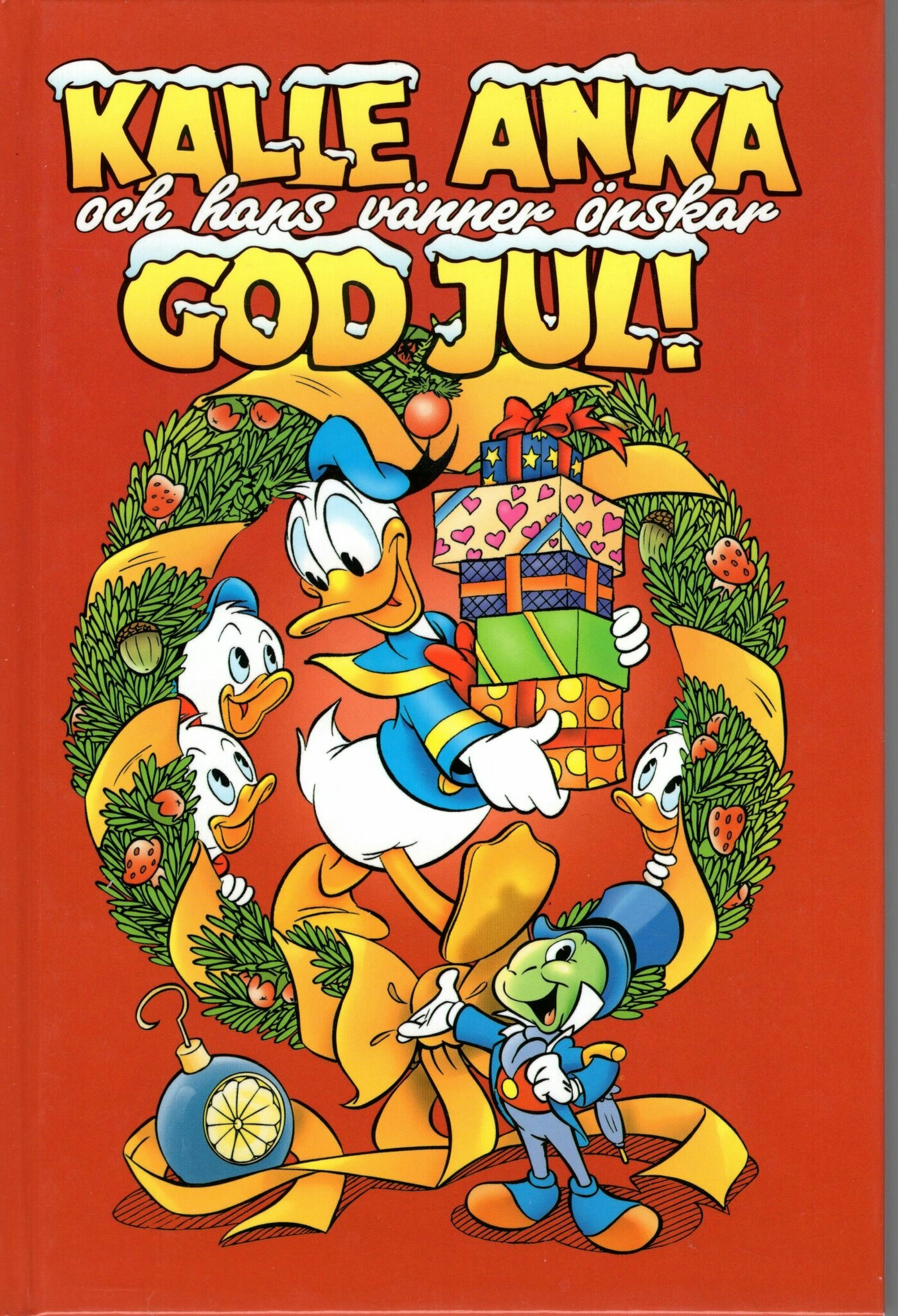 Kalle Anka och hans vänner önskar God Jul Antikvariat Bokluntan