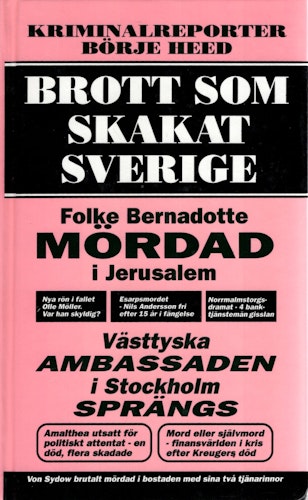 Brott som skakat Sverige av Börje Heed