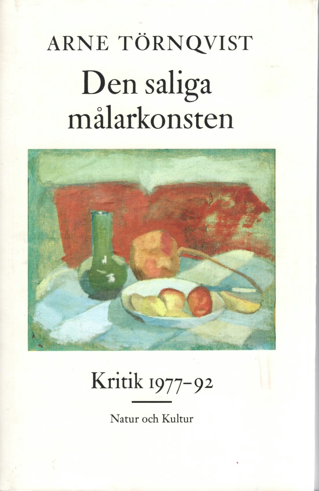 Den saliga målarkonsten. Kritik 1977-92 av Arne Törnqvist