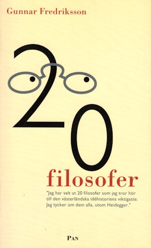 20 filosofer av Gunnar Fredriksson