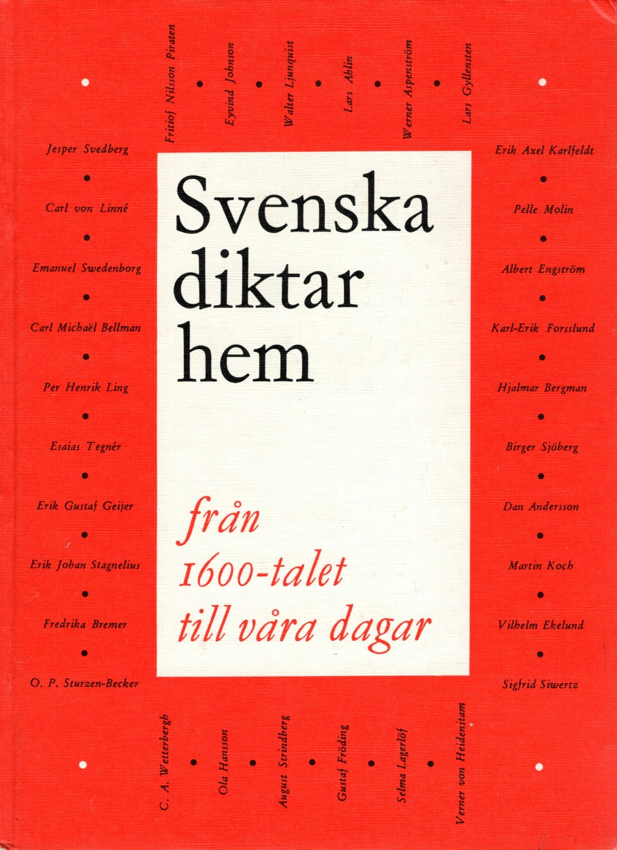 Svenska diktarhem från 1600-talet till våra dagar av Ola Terje och Rolf Yrlid