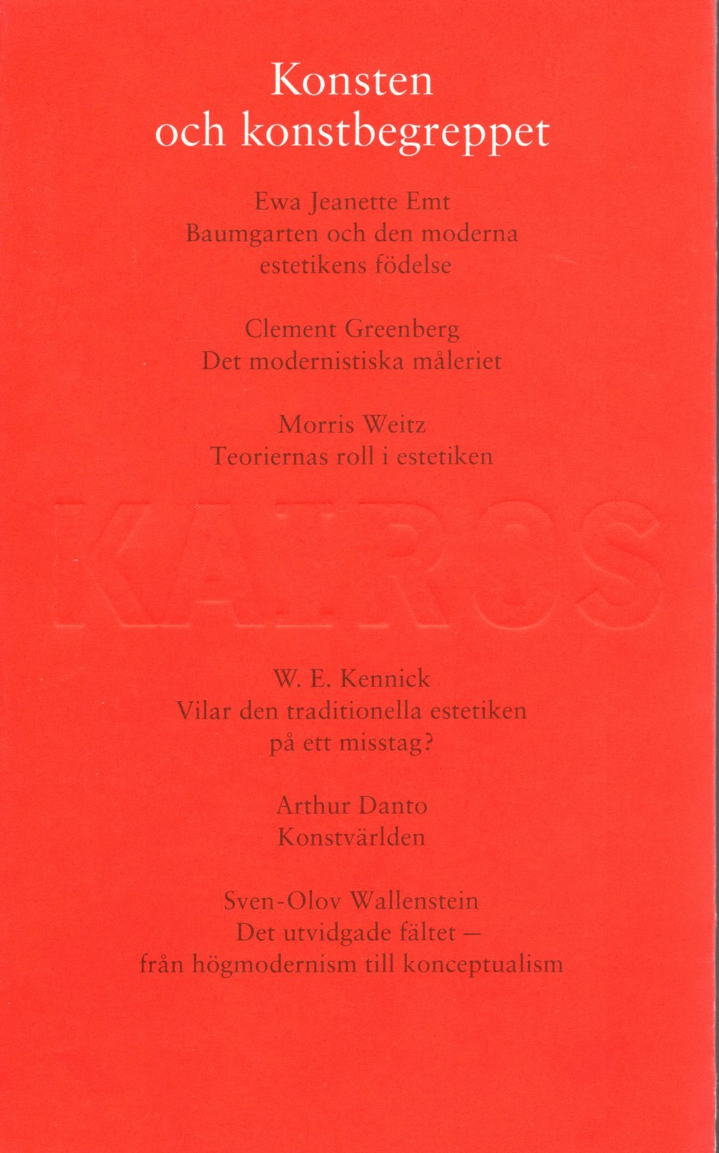 Konsten och konstbegreppet