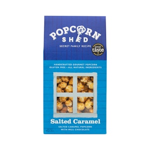 Salted Caramel Gourmet Popcorn 80g Shed