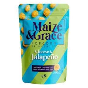 Maize & Grace Cheese & Jalapeño Popcorn