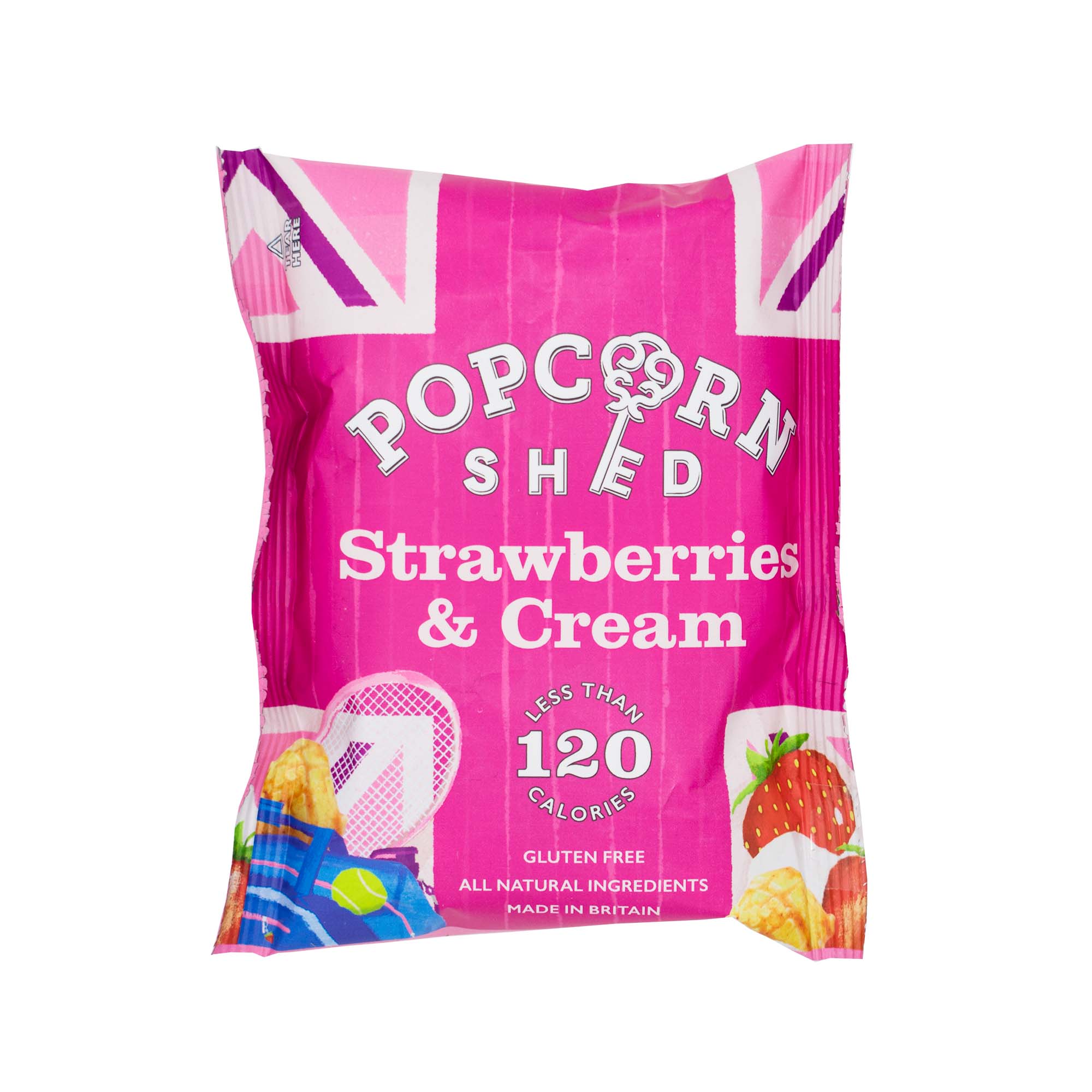 Strawberries & Cream Gourmet Popcorn Snack Pack 24g