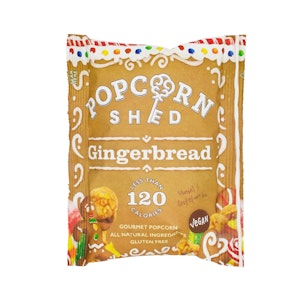 Vegansk Gingerbread Gourmet Popcorn Snack Pack