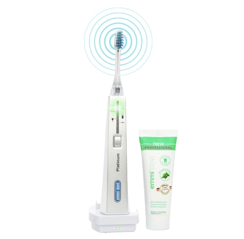 Emmi®-Dent ultraljudstandborste Platinum Nature set, Vit