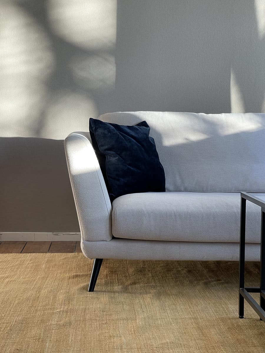 Mio 3-sits soffa i warm white