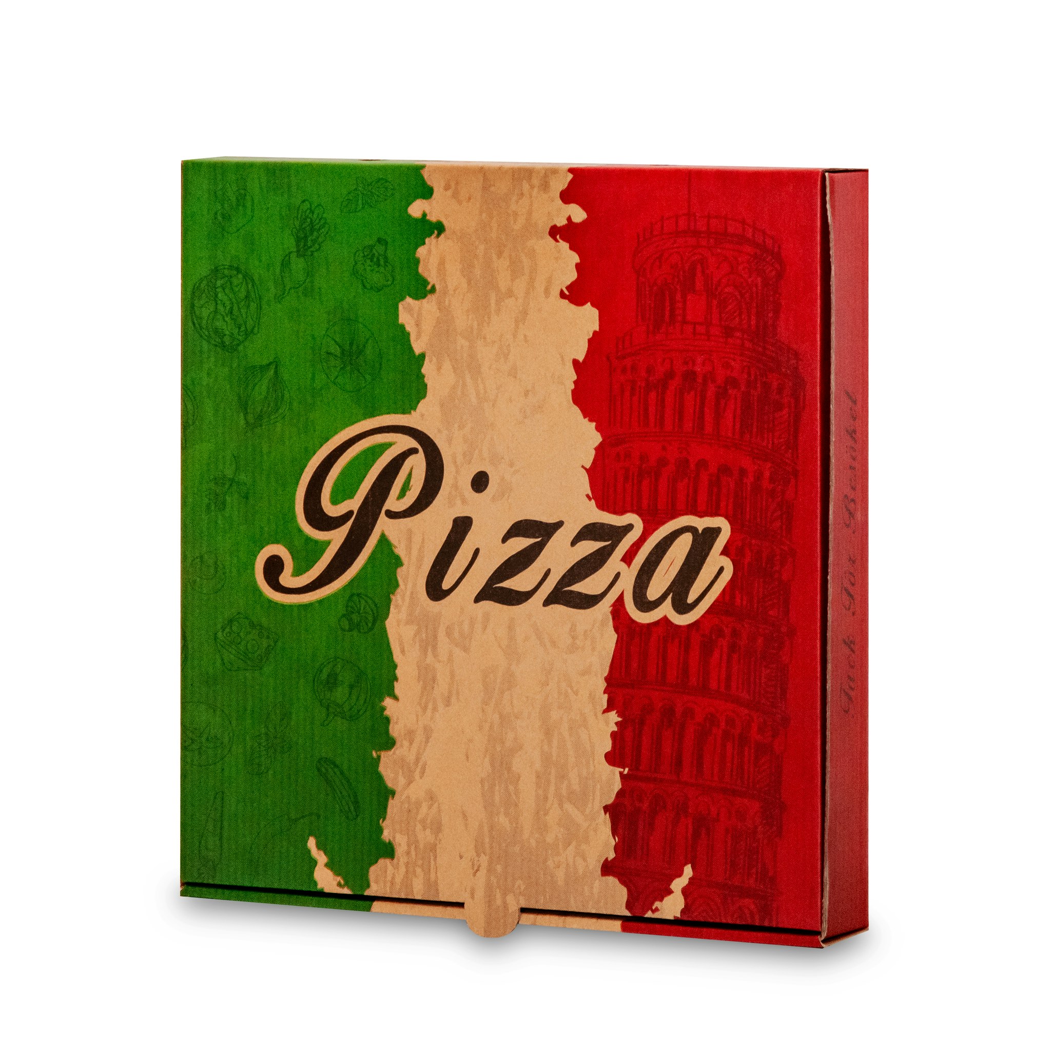 Pizzakartong Italy 33x33x3,5