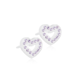 Blomdahl Brilliance Heart Hollow 10 mm, Violet