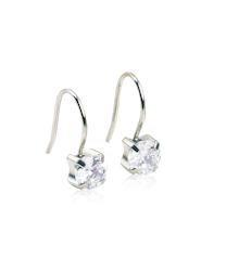 Blomdahl Pendant Tiffany CZ White