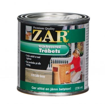 ZAR oljebaserad Träbets 236 ml Slate gray UTG