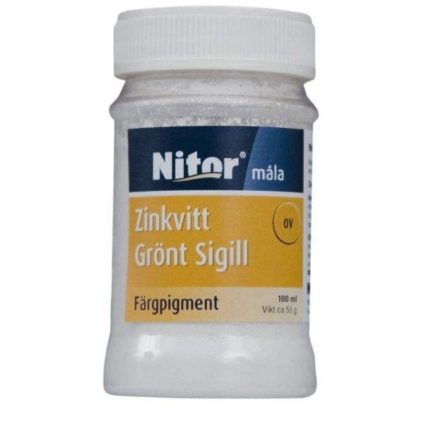 ZINKWHITET SIGILL, ZINKOXID, NIT UTG