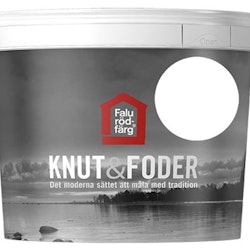 Falu Rödfärg Knut & Foder Vit 1L UTG
