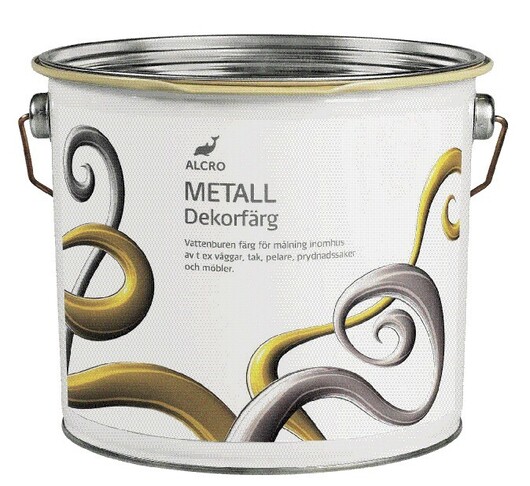 Metall Dekorfärg Silver 3L