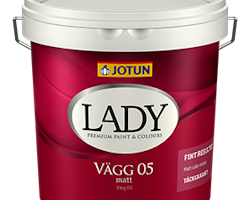 LADY VÄGG 05 VIT-BAS 9L
