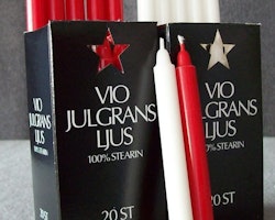 Julgransljus vita 20-pack