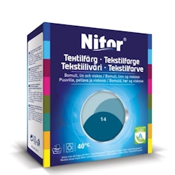 TEXTILFÄRG, PETROL 14 NITOR