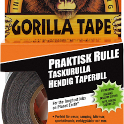 Gorilla Tape 9m Svart Handy roll