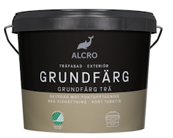 Alcro Grundfärg Trä White 0,5L
