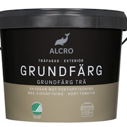 Alcro Grundfärg Trä White 0,5L