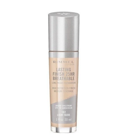 Rimmel Lasting Finish Breathable - 102 Light Nude