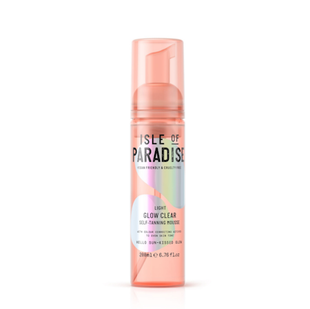 Isle of Paradise Self - Tanning Glow Clear Mousse Light 200 ml