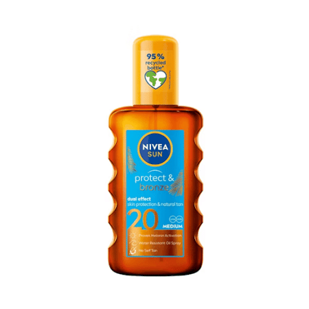 Nivea Sun Protect & Bronze Oil Spray SPF20 - 200 ml