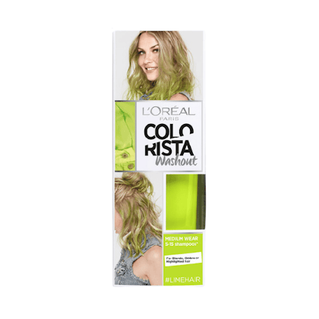 L'Oréal Colorista Washout Neon Lime Green 80ml