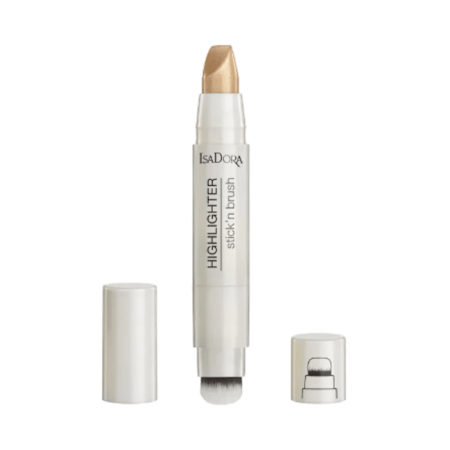 IsaDora Highlighter Stick'n Brush - 23 Bronze Shimmer