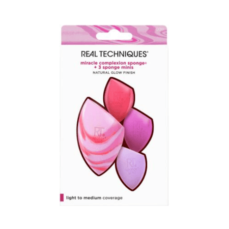 Real Techniques Berry Pop Miracle Complexion Sponge and Mini Sponges Set