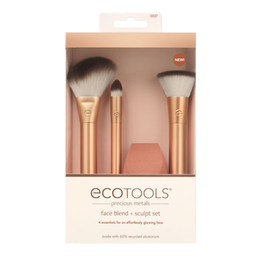 Ecotools - Set of 3 brushes + Sponge