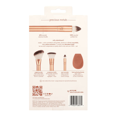 Ecotools - Set of 3 brushes + Sponge